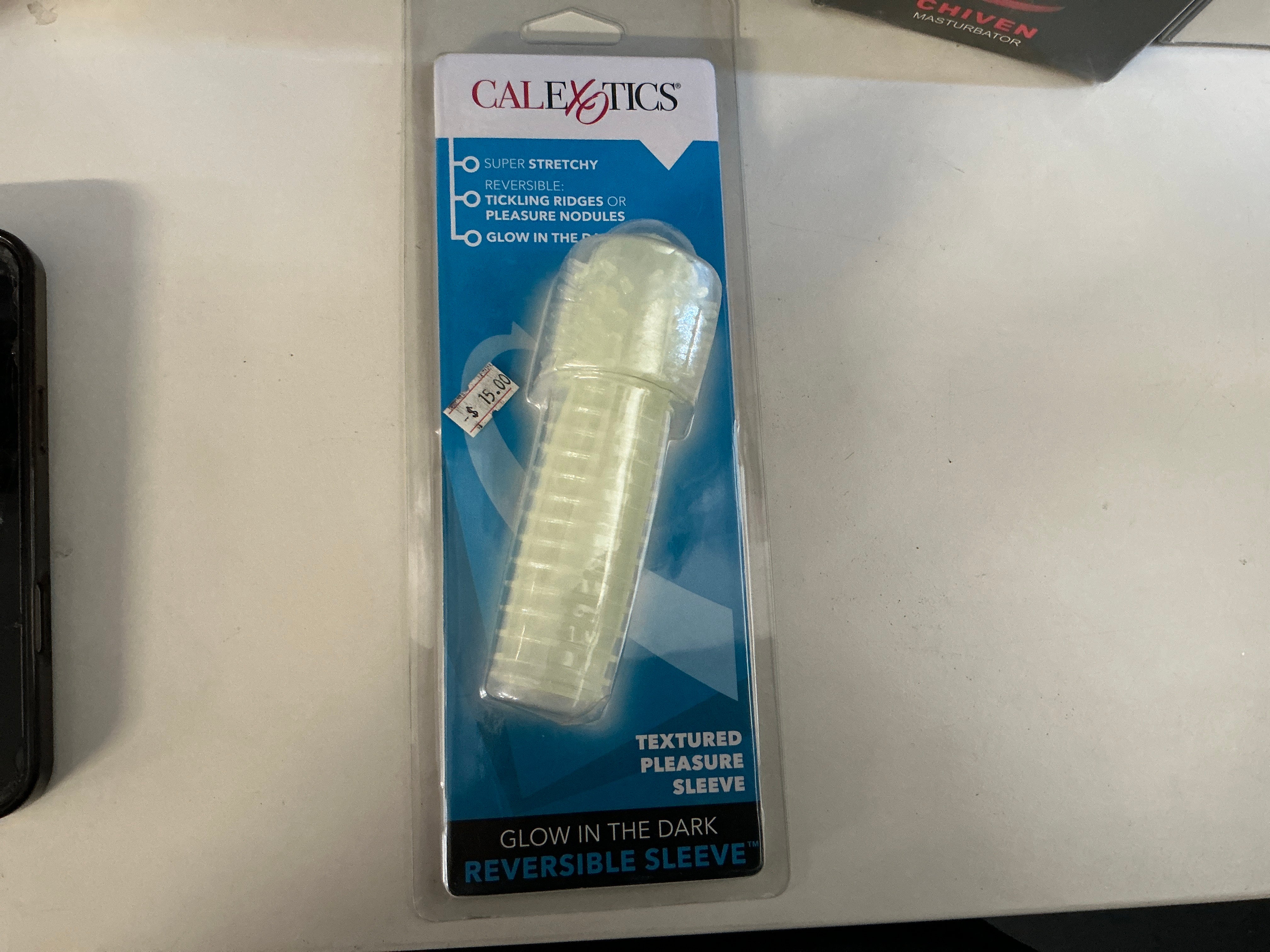 Glow in the dark reversible sleeve