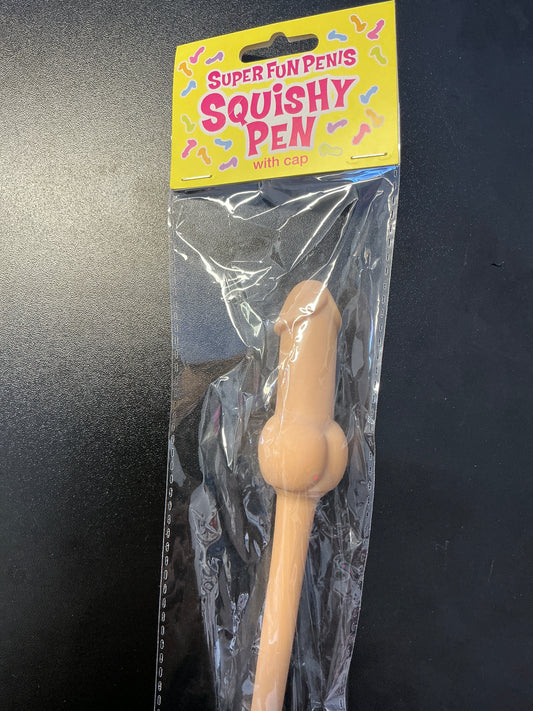 Súper Fun Penis Squishy Pen With Cap