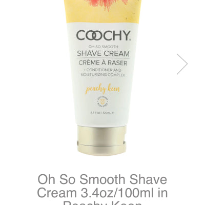 Oh So Smooth Shave Cream 3.4oz/100 ml - Peachy Keen