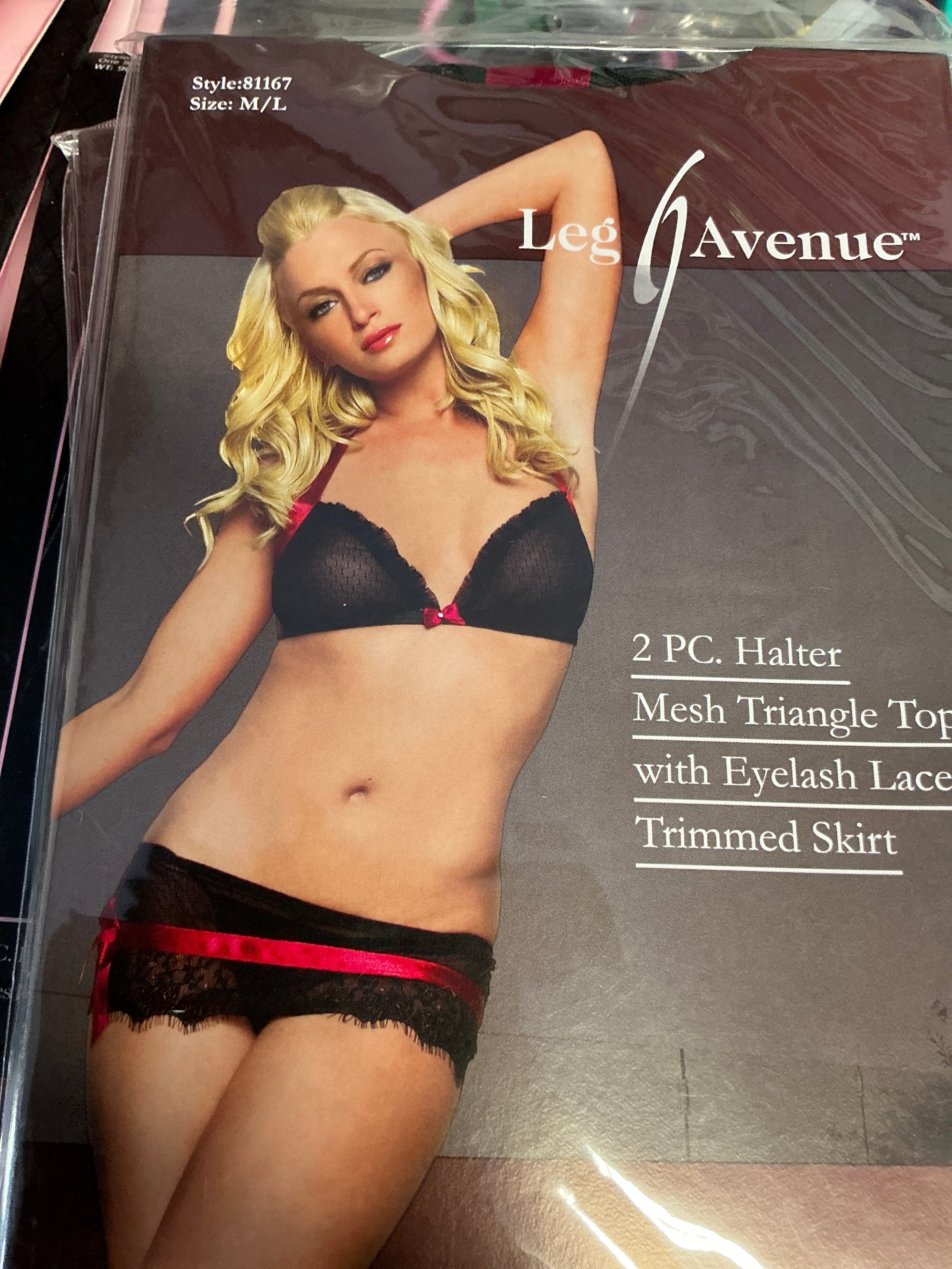 2pc halter mesh