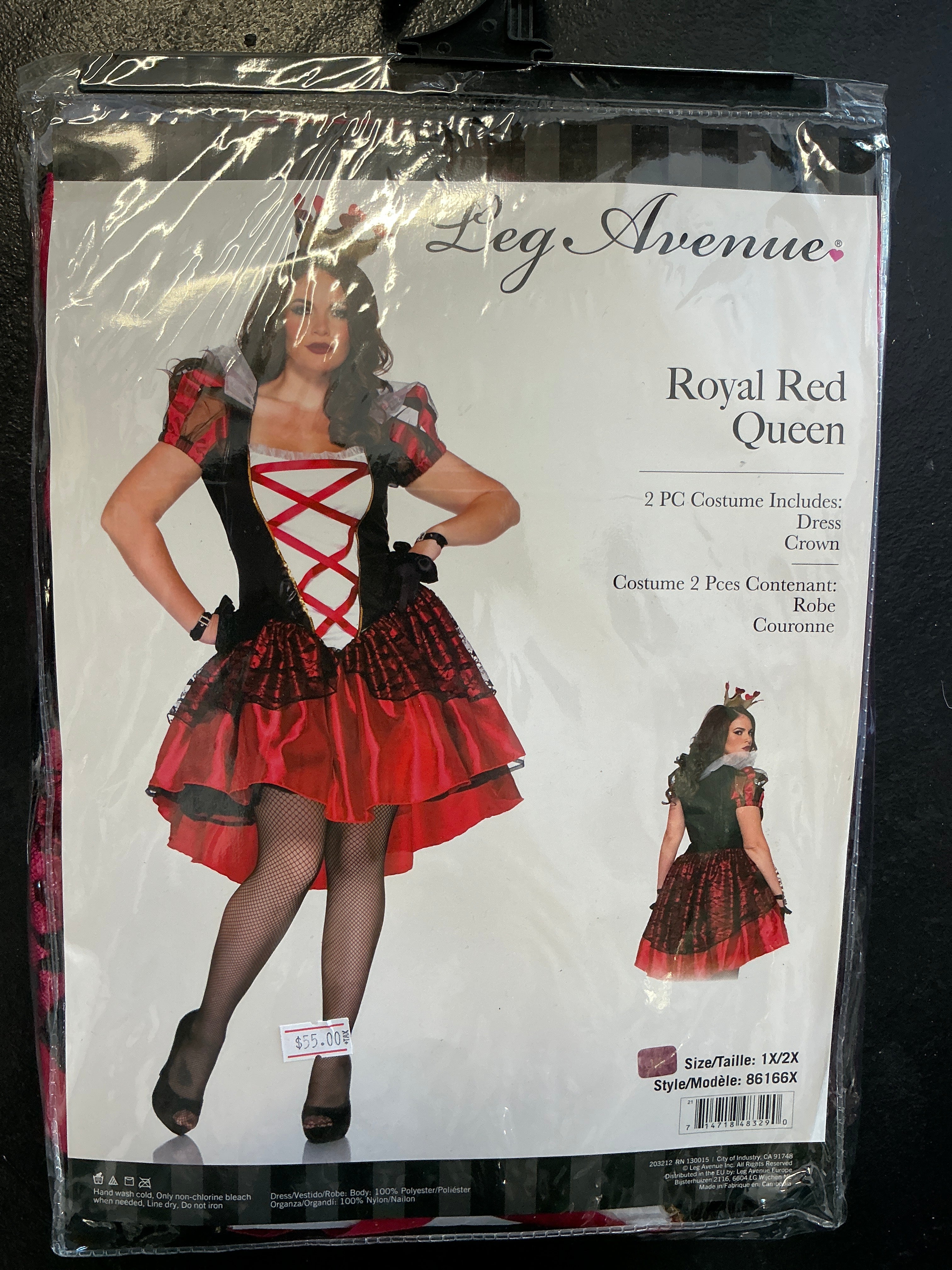 Plus size Queens of Heart costume