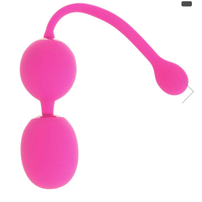 Weighted Kegel Balls Silicone with Retrieval Cord - purple