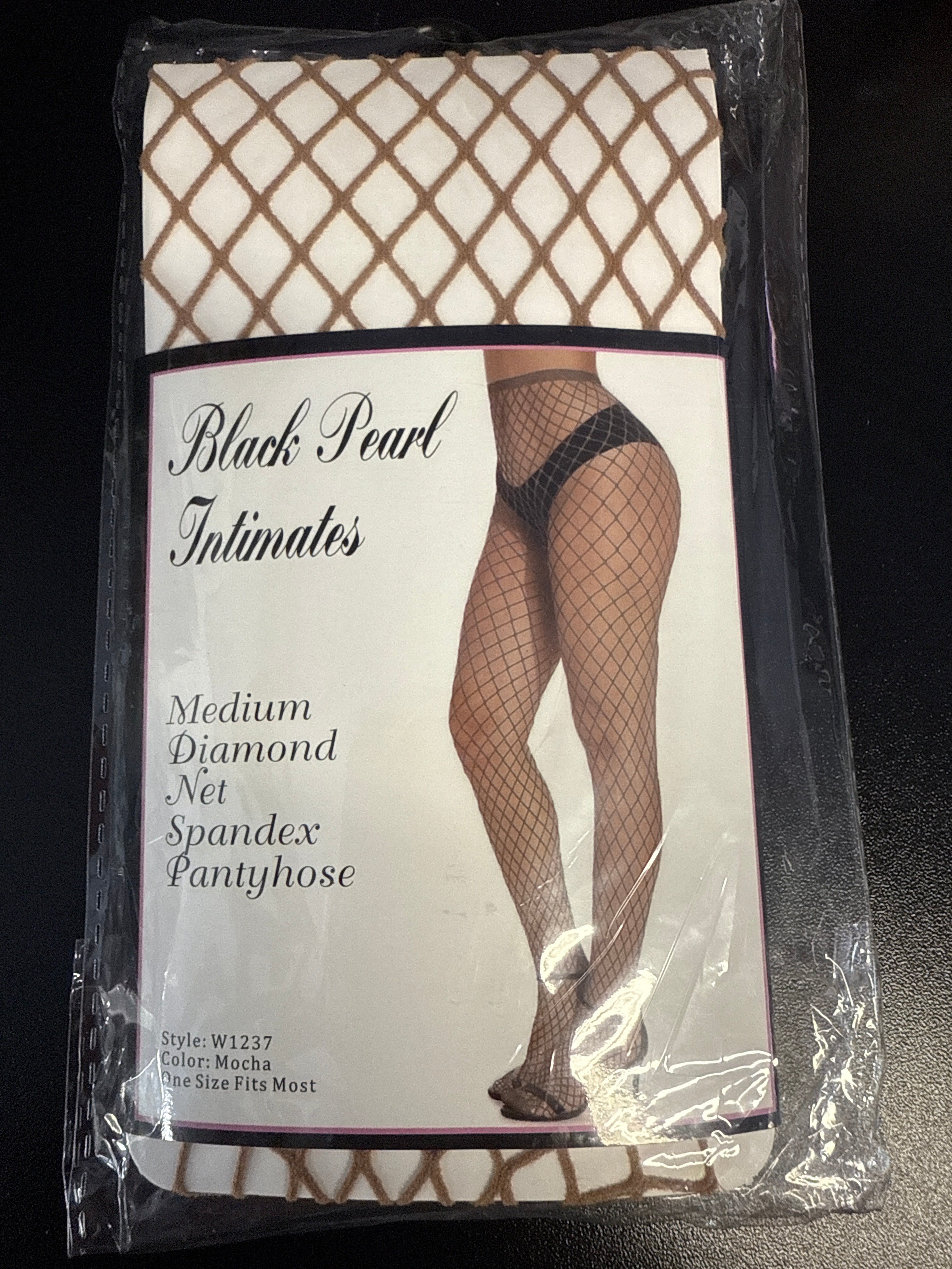 Medium Diamond Net Spandex Pantyhose