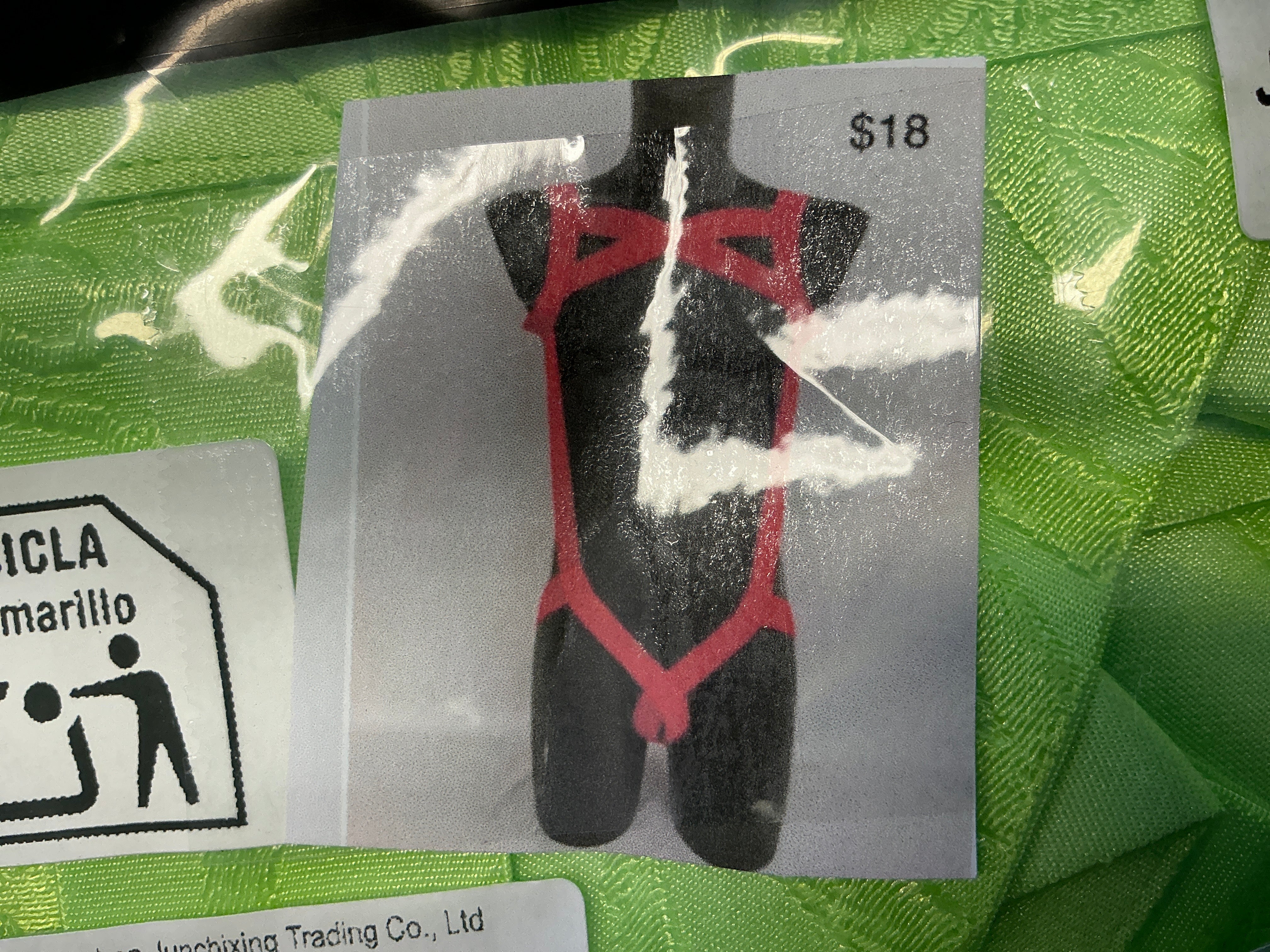 Lime Jockmail Harness