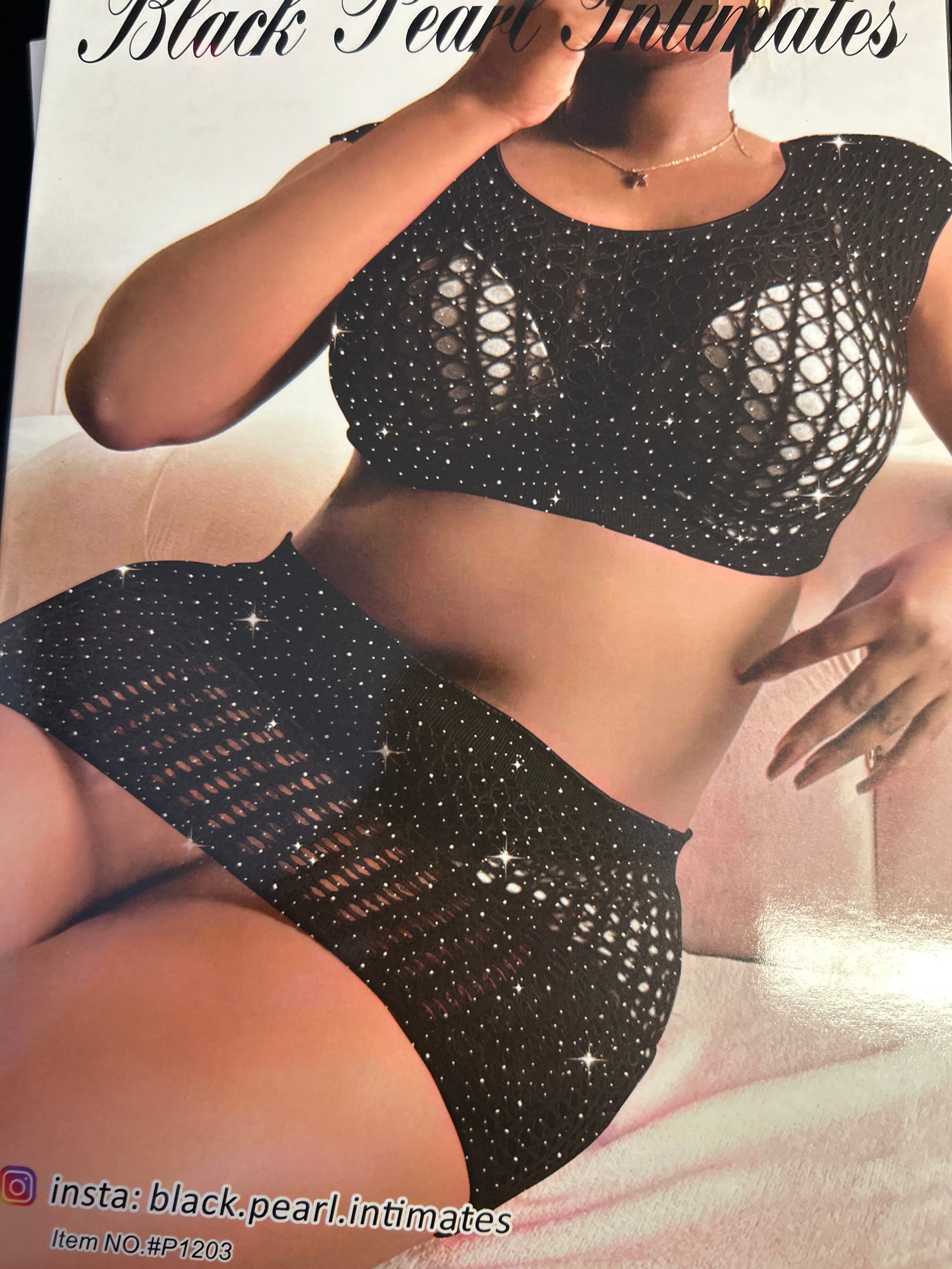 Black Plus Skirt Set