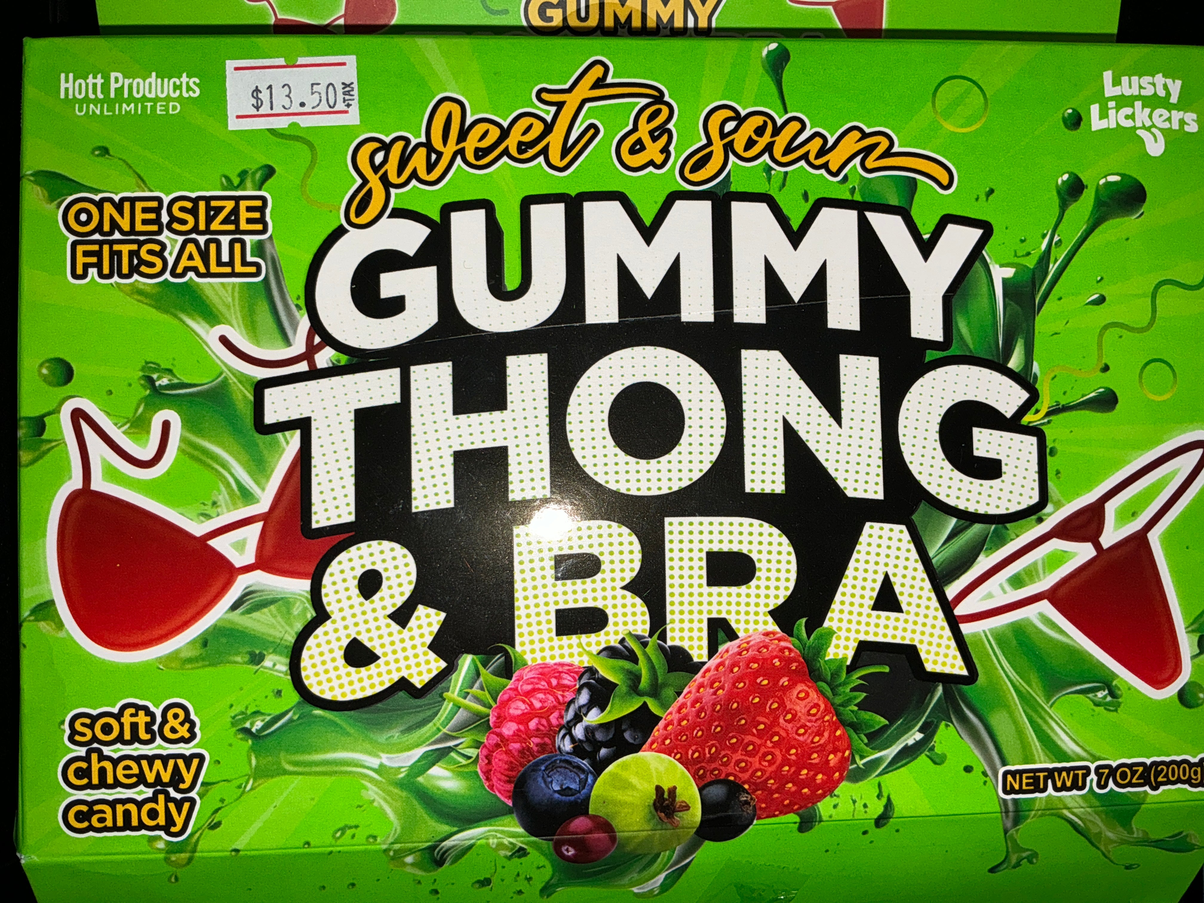 Sweet & Sour Gummy Thong & Bra