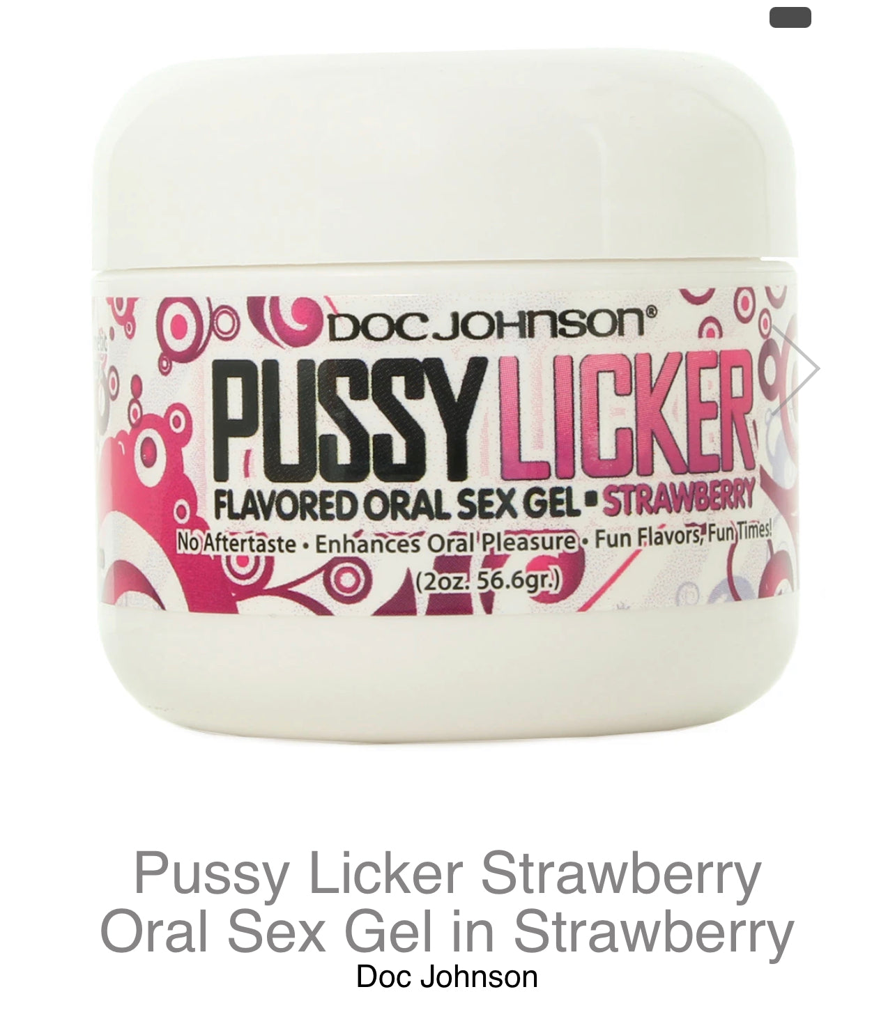 Pussy Licker Strawberry Oral Sex Gel in Strawberry