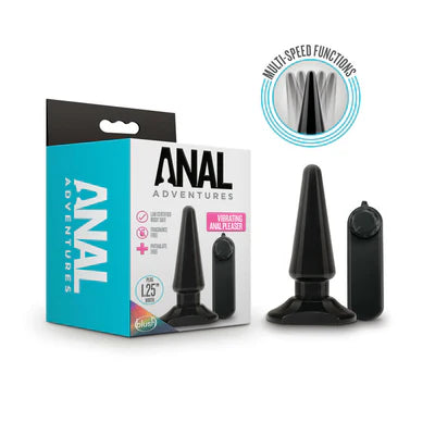 Adventures Basic Vibrating Anal Pleaser Black