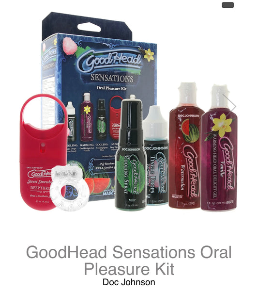 GoodHead Sensations Oral Pleasure Kit