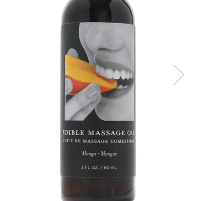 Earthly Body Massage Oil Edible 2 OZ