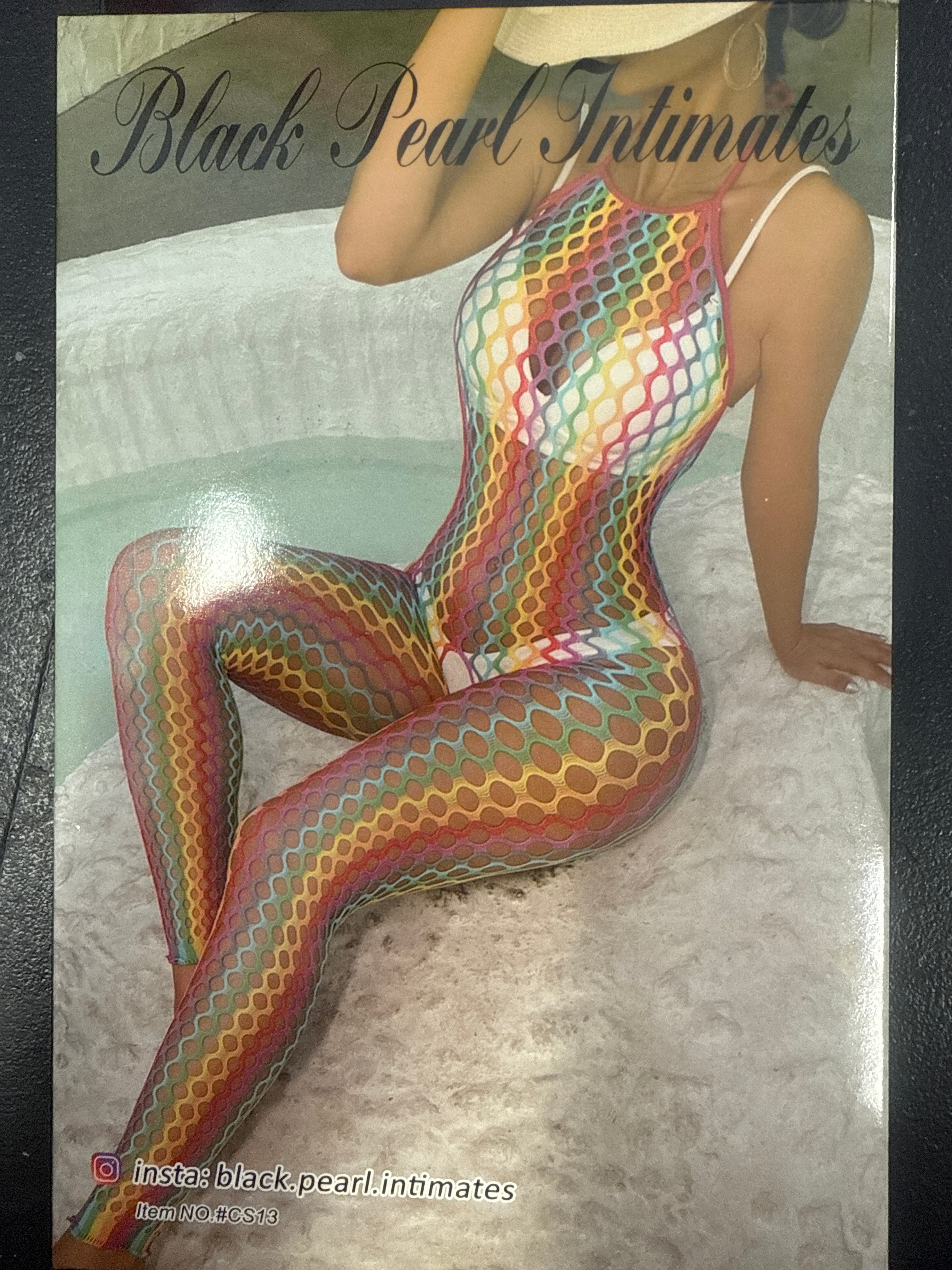 Rainbow body stocking