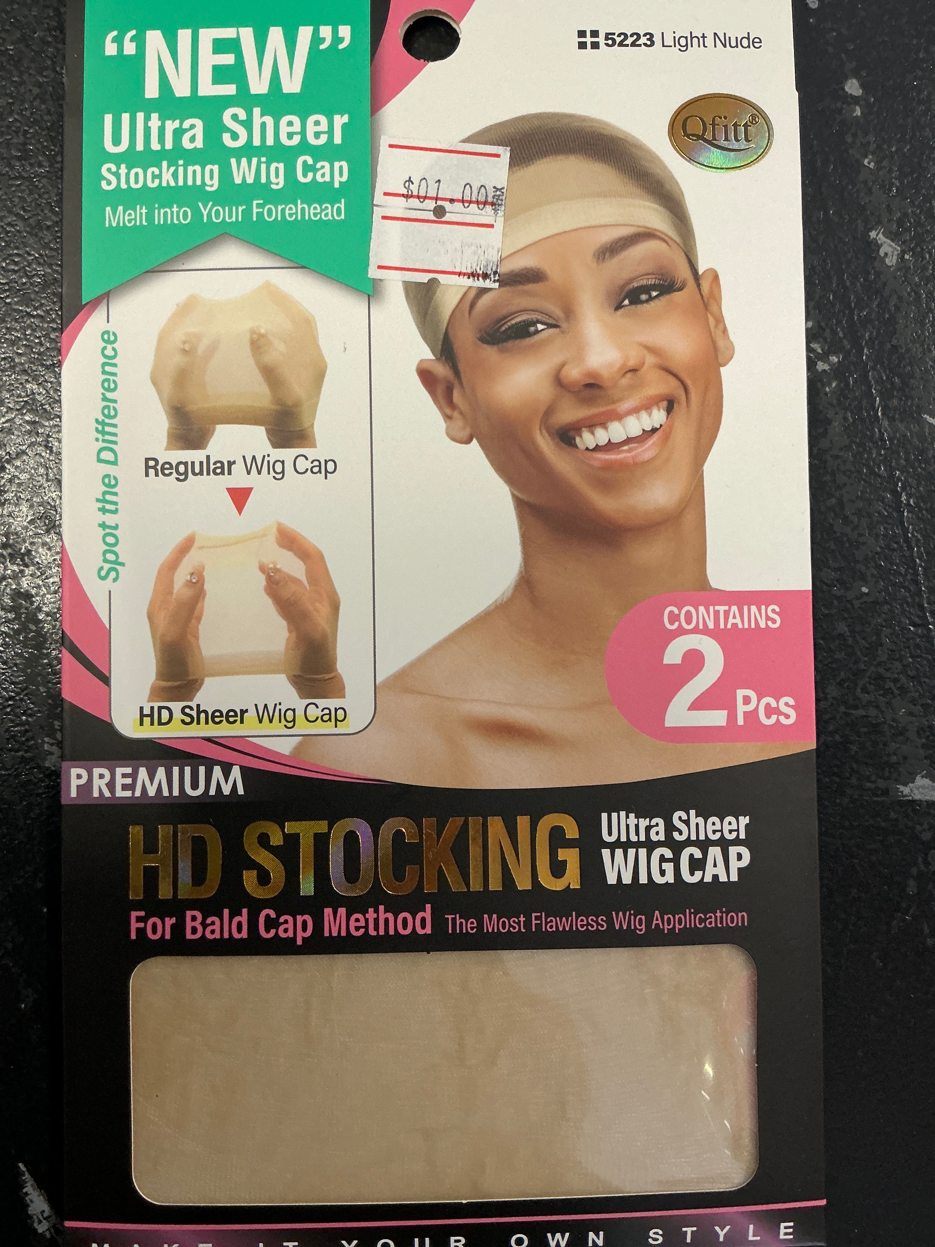 Ultra sheer wig cap