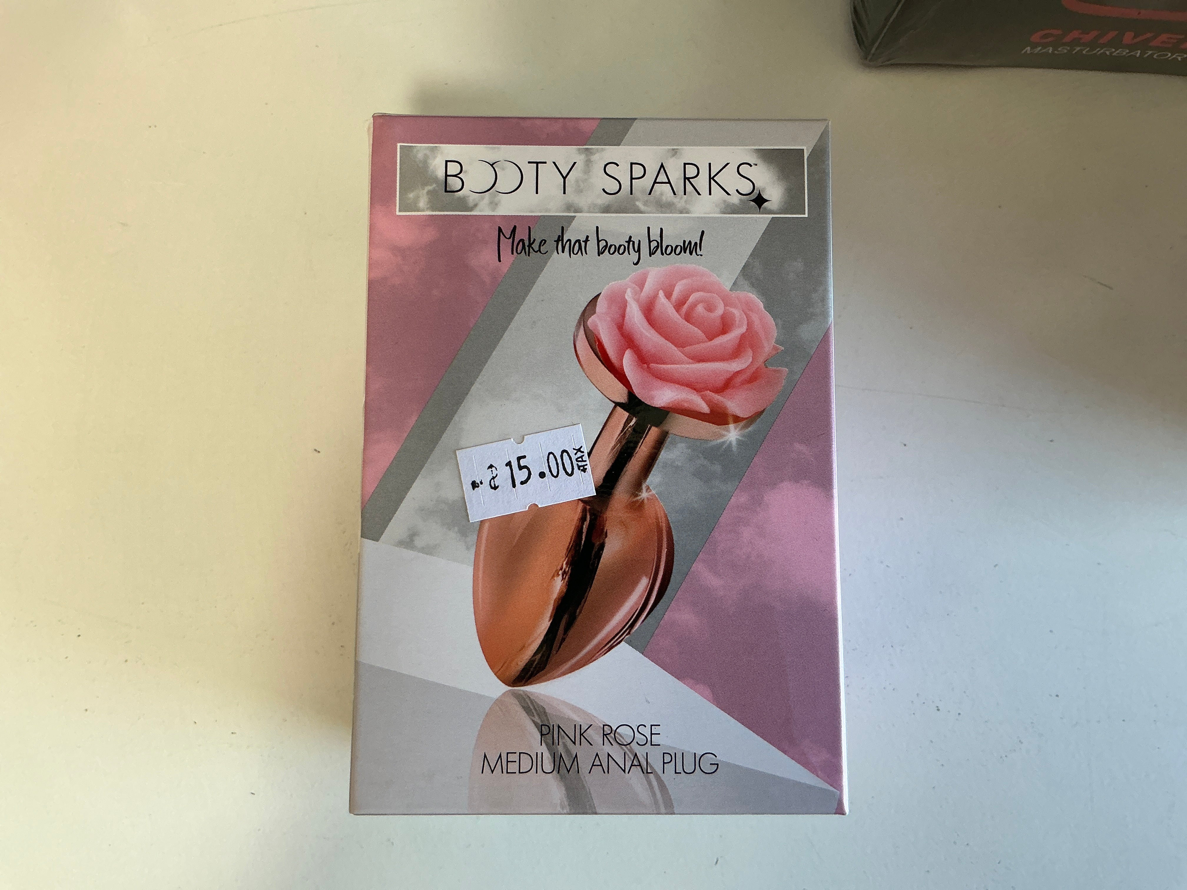 Pink Rose Medium Anal Plug