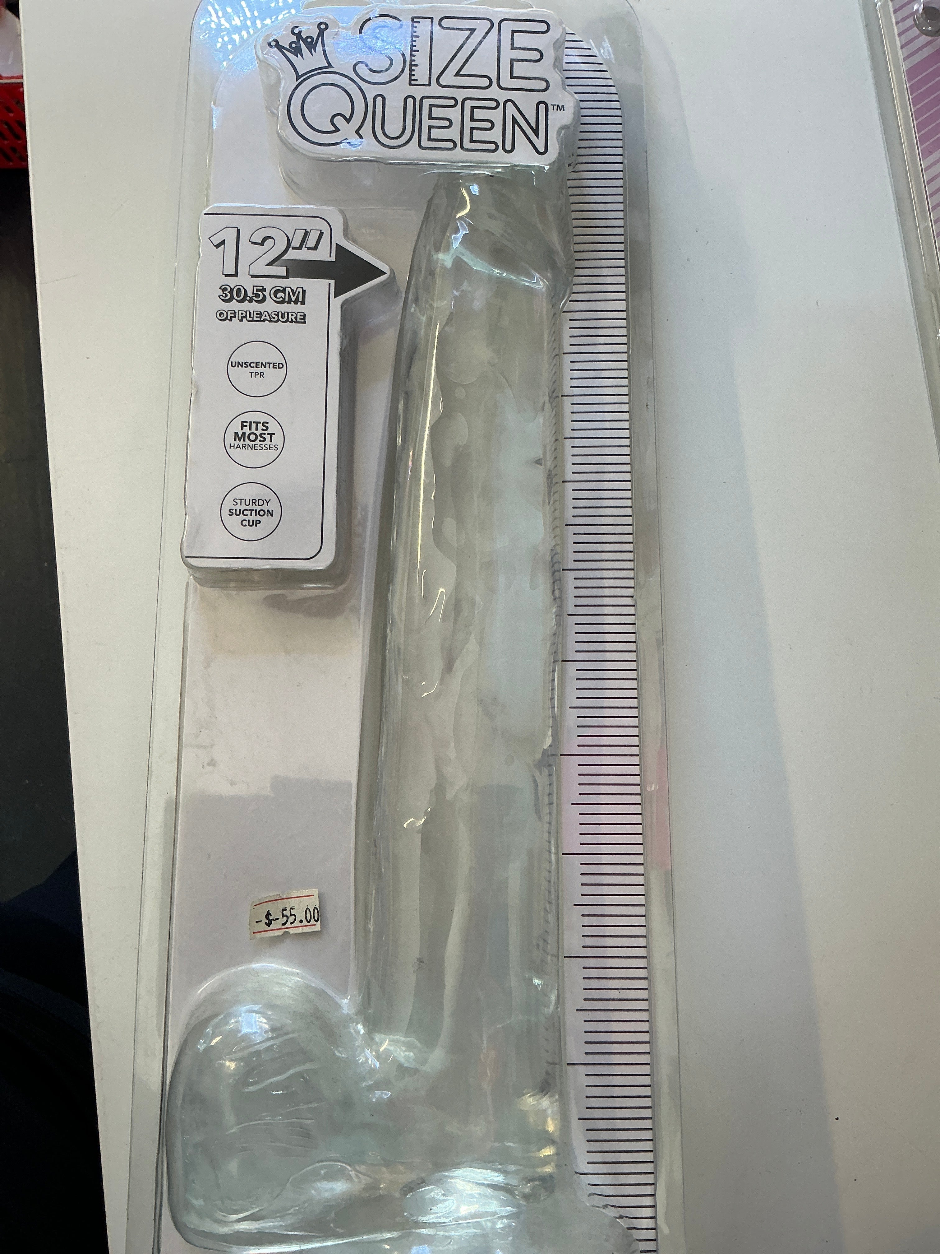 Size Queen 12” dildo