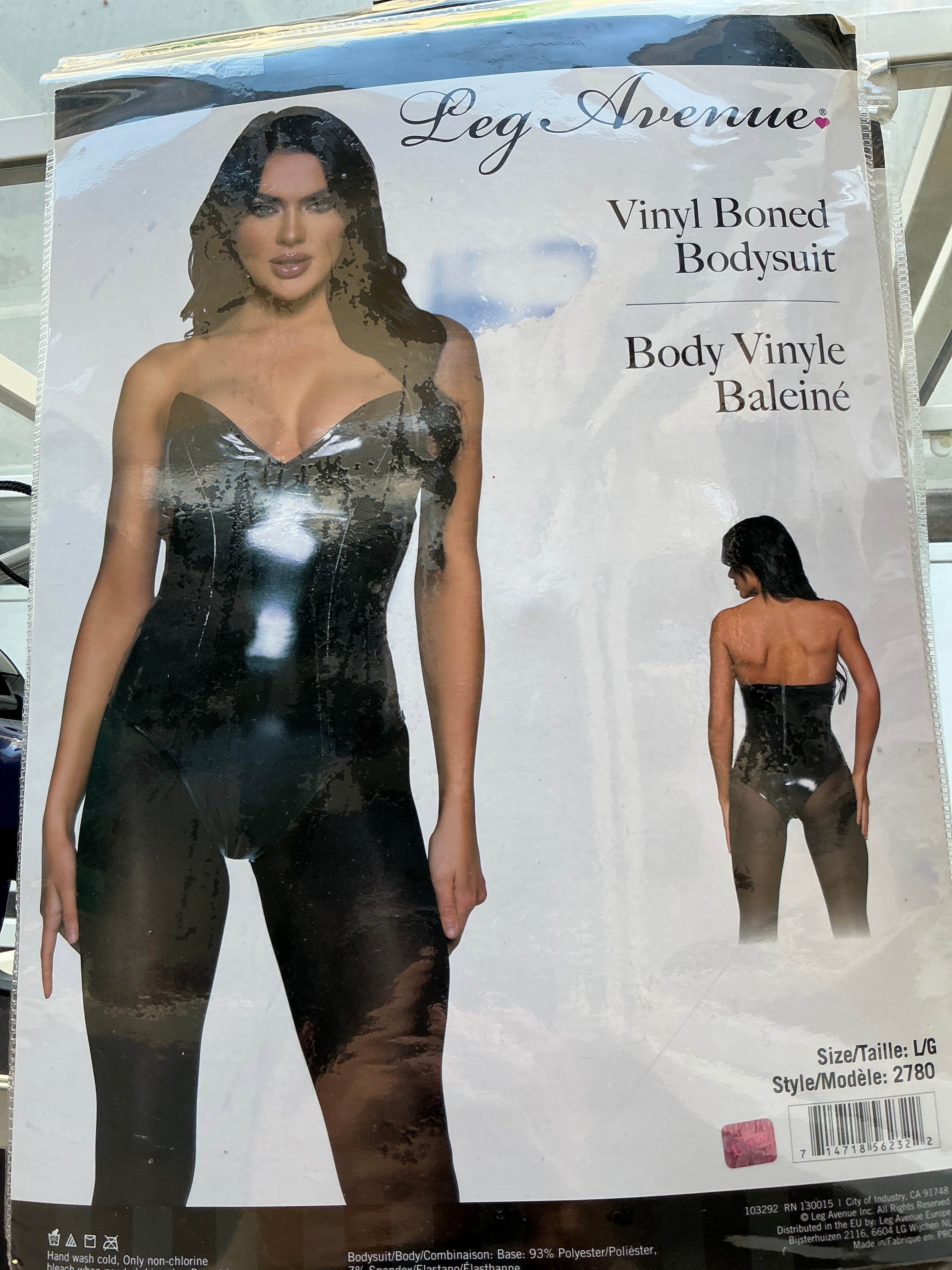 Black body suit costume