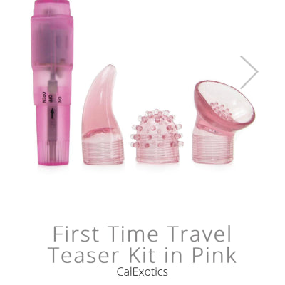 First Time Travel Teaser Kit in Pink