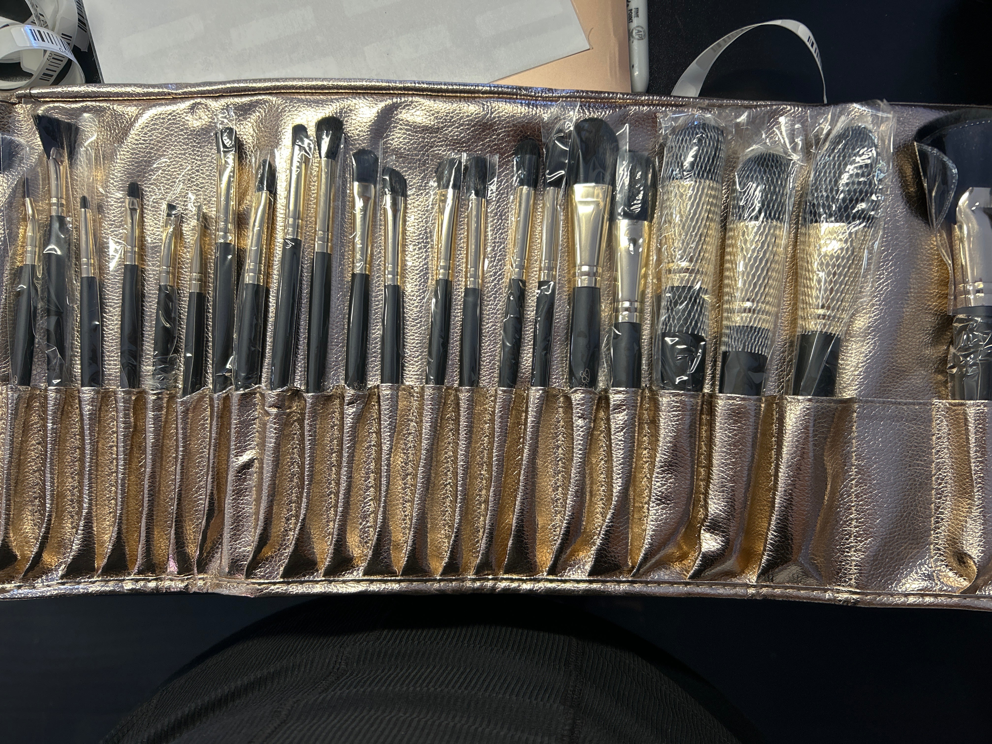 Makeup brushes set