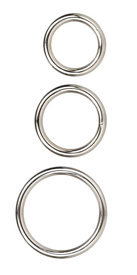 Silver Ring, 3-Piece Set