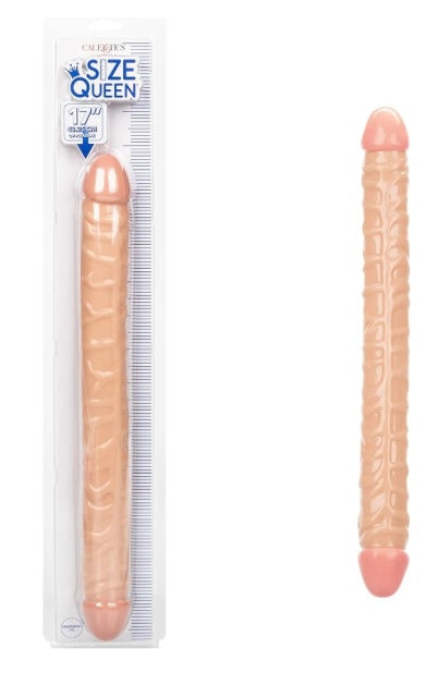 CalExotics Size Queen 17 Inch Double Sided Dildo