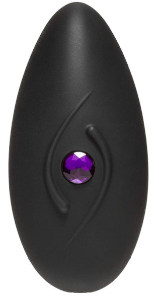 Doc Johnson Body Bling - Bliss - Jeweled 8 Function Rechargeable Mini-Vibrator in Soft and Flexible SecondSkyn Silicone - Panty Vibe,