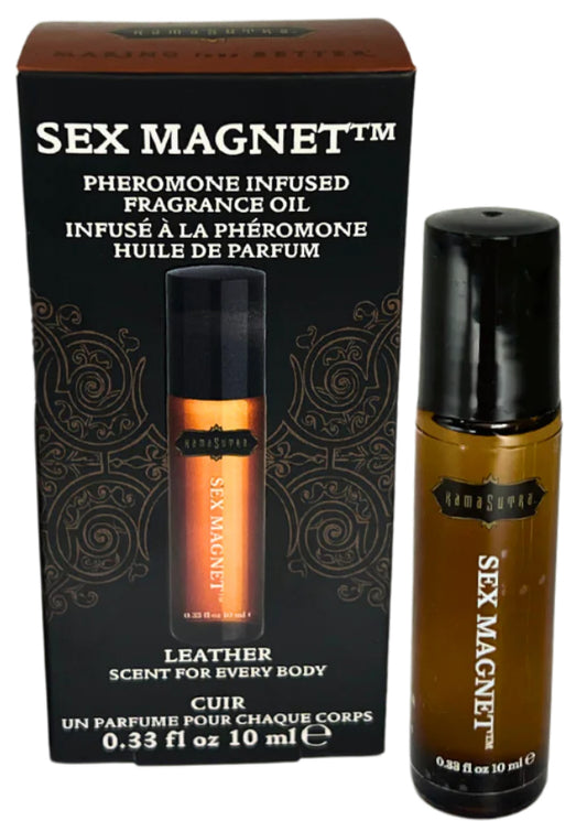 SEX MAGNET™ LEATHER PHEROMONE ROLL-ON FRAGRANCE OIL
