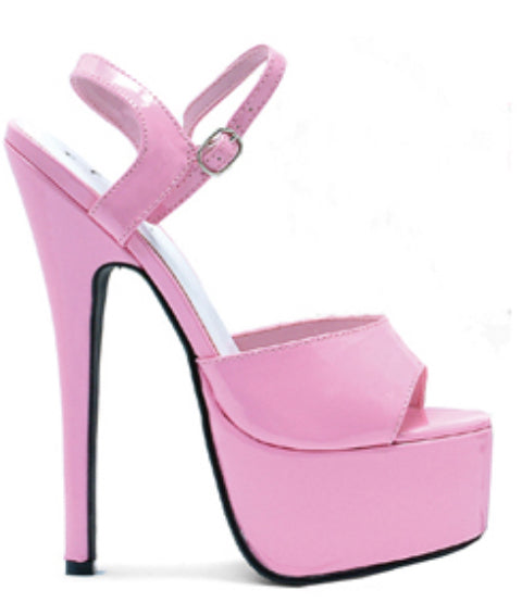 6.5" Stiletto Heel Sandal Pink