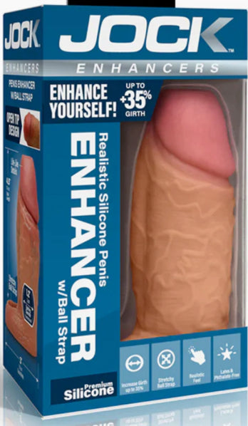 Jock Silicone Enhancer w. Ballstrap Open Tip