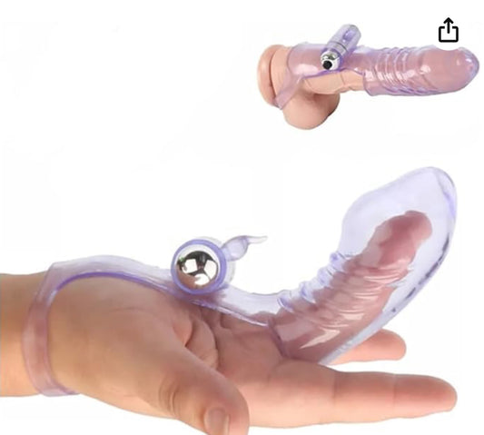 Powerful Finger Vibrator Finger Sleeve for Women Clit Stimulator G-spot Vibrator Female Masturbation G-Spot Orgasm Massager Simulated Dildo Adult Sex Product
