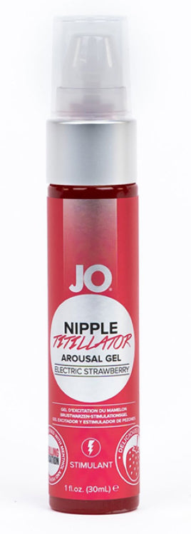 JO NIPPLE TITILLATOR AROUSAL GEL STRAWBERRY 1 OZ.