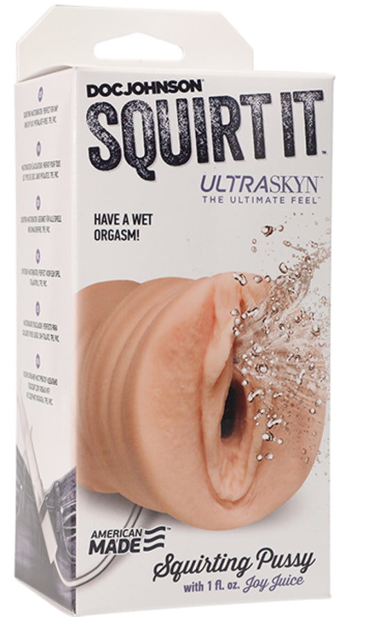 Squirt It Squirting Pussy Stroker with Joy Juice