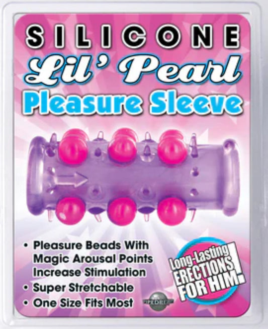 Silicone Lil' Pearl Pleasure Sleeve