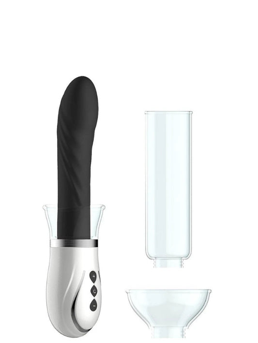 Shots Twister - 4 in 1 Rechargeable Couples Pump Kit - Black: The Ultimate Pleasure Powerhouse