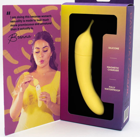 Banana Cream Dual Ended Air Pulse & G-Spot Vibrator