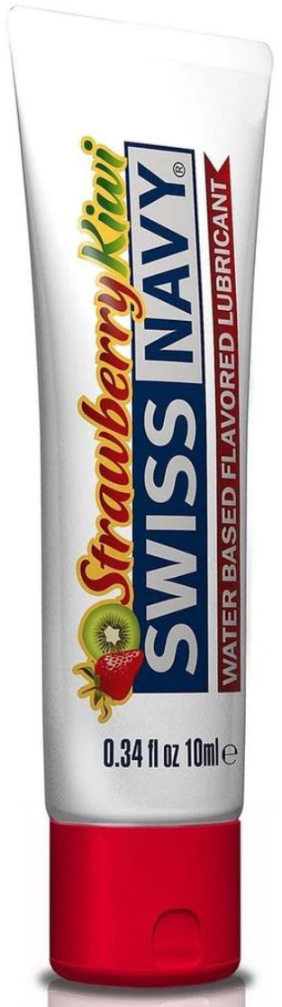 Swiss Navy Flavored Lubricant 10ml - Strawberry Kiwi