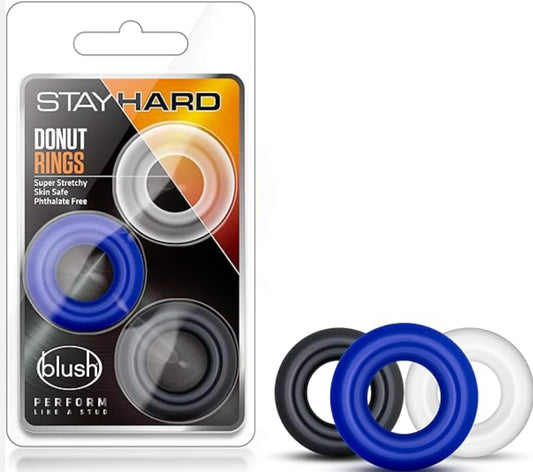 Stay Hard Donut Rings, Assorted