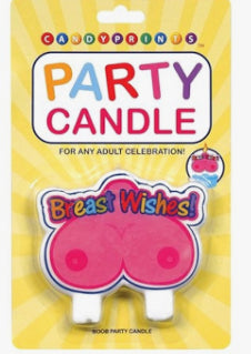 Breast Wishes Party Candle