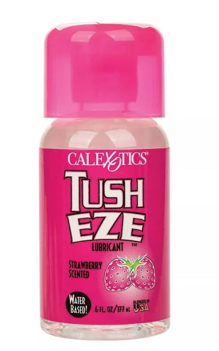 Tush Eze Strawberry Scented Water Based Anal Lubricant 6 oz