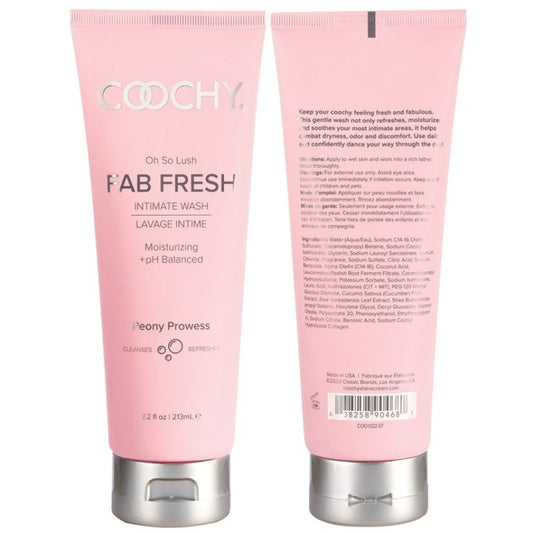 Coochy Fab Fresh Intimate Wash - Peony Prowess, 7.2 oz