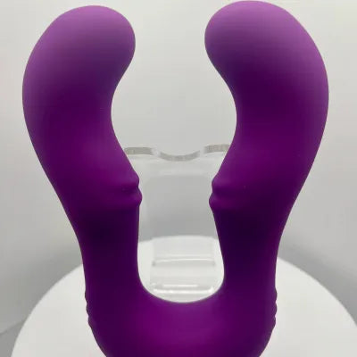 U Shaped Anal Vibrator and Clitoris Stimulation Vibrating Orgasm for Women Masturbation