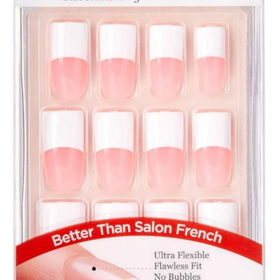 Kiss French Acrylic Nails (Long)