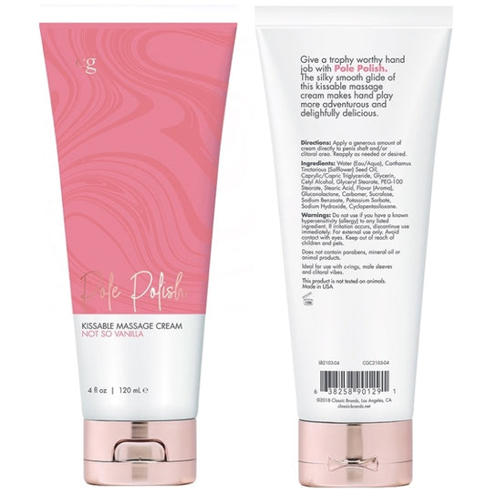 CG POLE POLISH KISSABLE MASSAGE CREAM-NOT SO VANILLA, Sity Strawberry