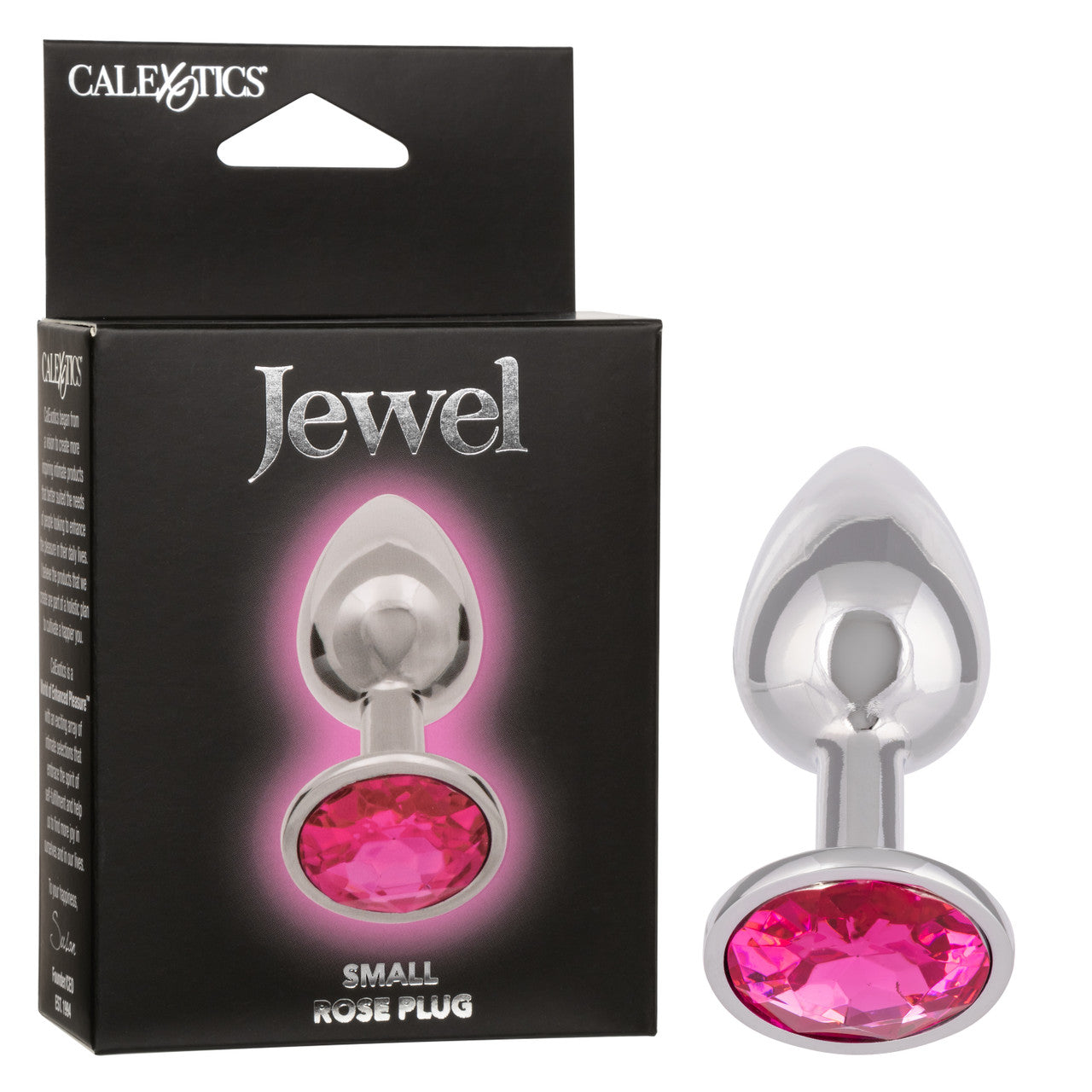 Jewel Small Rose Plug - Jewel Small Ruby Heart Plug