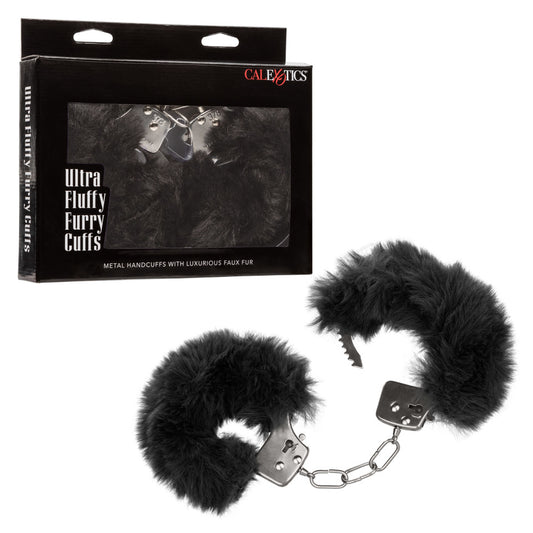 Ultra Fluffy Furry Cuffs Black- Pink- White