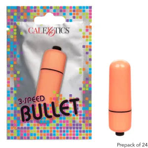 Foil Pack 3-Speed Bullet - Orange- Blue -Pink