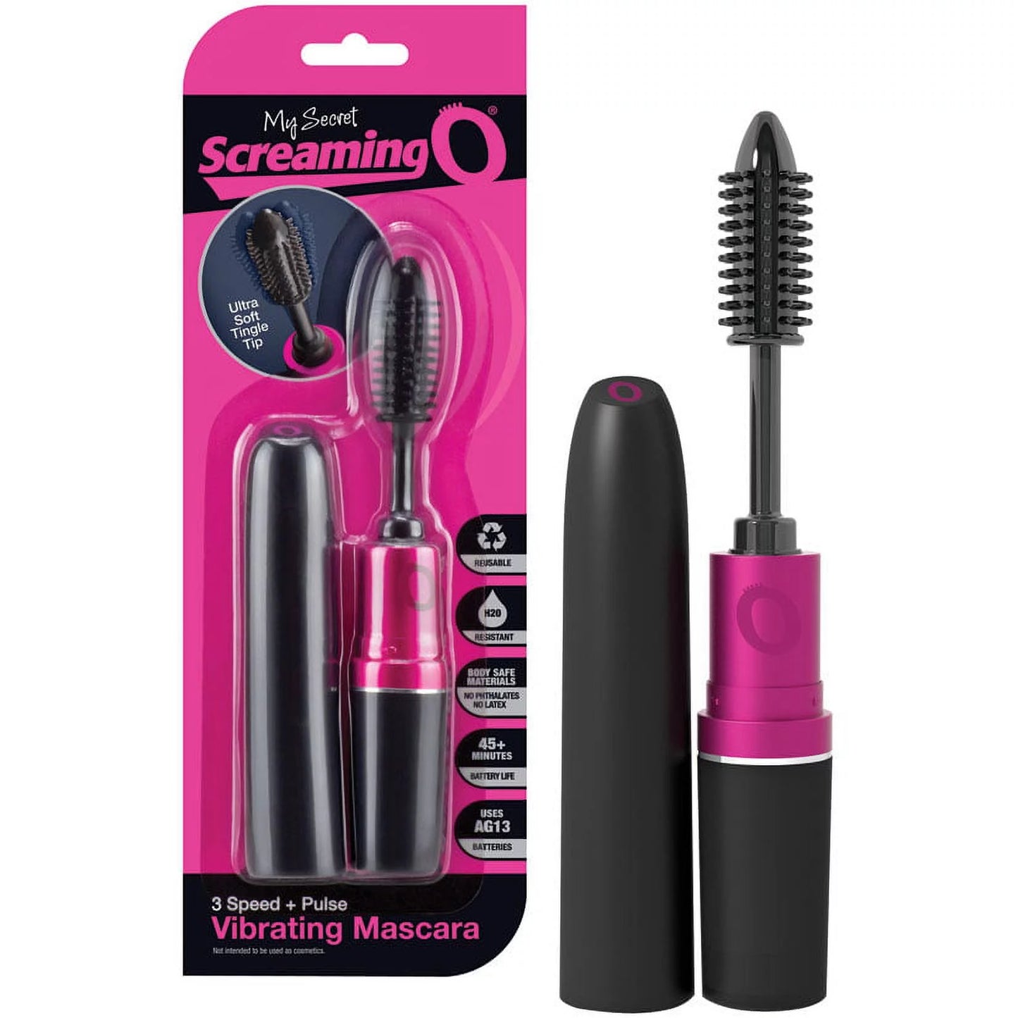 Screaming O My Secret Vibrating Mascara Bullet Vibrator, Pink