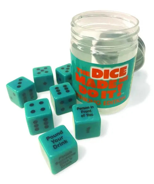 The Dice Made Me Do It Dice Game Drinking Edition