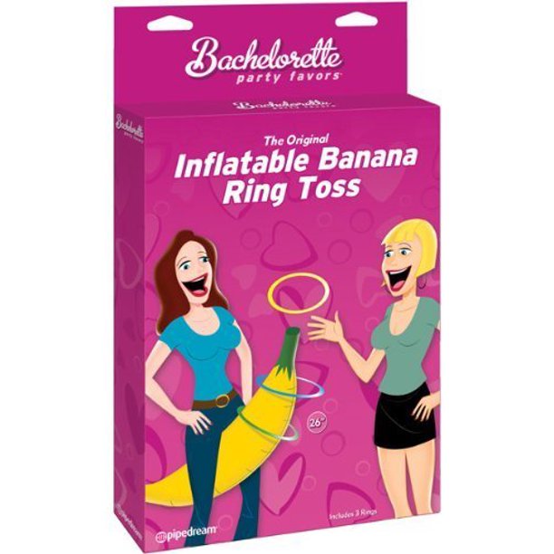 The Original Inflatable Banana Ring Toss Bachelorette Party Game