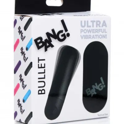 Bang! Rechargeable Vibrating Bullet with Wireless Remote Control in Black - Pink - Purple - Blue