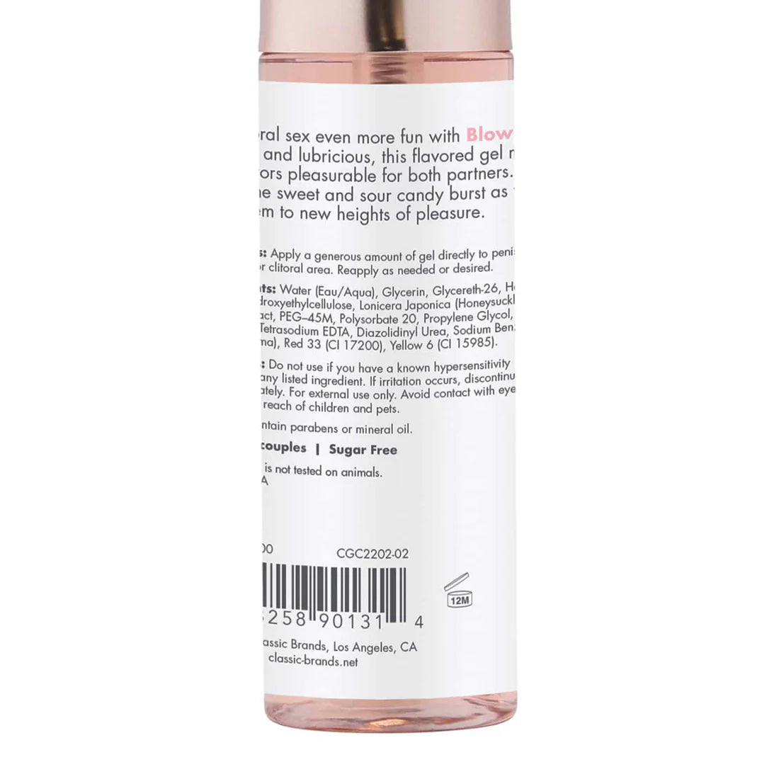 CGC Blow Me Oral Sex Gel Berry Burst