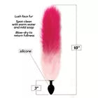 Butt Plug Foxy Silicone Fox Tail Pink